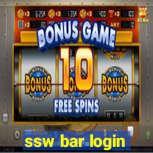 ssw bar login
